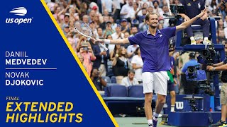 Daniil Medvedev vs Novak Djokovic Extended Highlights  2021 US Open Final [upl. by Mozelle331]