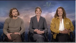 “Vikings Valhalla” Season Two Interview with Sam Corlett Frida Gustavsson Leo Suter [upl. by Venn]