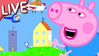 🔴 Giant Peppa Pig and George Pig LIVE FULL EPISODES 24 Hour Livestream [upl. by Laurena]