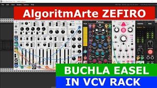 Zefiro by AlgoritmArte Buchla Easel inspired module in VCV Rack vcvrack buchlaeasel algoritmarte [upl. by Amar]