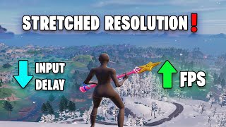 How To Get A Stretched Resolution In Fortnite 2024 [upl. by Rozella]