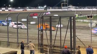 Modified Main Davenport Speedway imca 4122024 dirtrace [upl. by Culver]