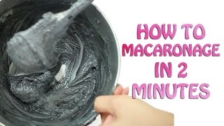 How to Properly Macaronage in 2 Minutes to Prevent Hollow Shells [upl. by Nirad77]