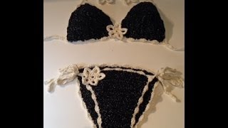 UNCINETTO COME FARE UN BIKINI  COSTUME DA BAGNO DONNA 2 di 6 [upl. by Merritt123]