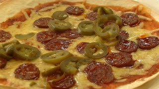 Prosty Przepis na pizze z tortilli pizza meksykańska [upl. by Kcor]