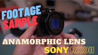 Sony RX0 ii Anamorphic Footage Sample  Ulanzi Anamorphic Lens [upl. by Oiramel]