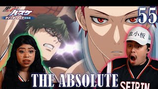 I AM ABSOLUTE  AKASHI VS MIDORIMA  EMPEROR EYE KUROKO NO BASKET EPISODE 55 REACTION [upl. by Nynahs]