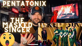 Pentatonix  The Masked Singer ALL PERFORMANCES  Reaction  “MUST WATCH” [upl. by Darra]