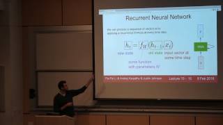 CS231n Lecture 10  Recurrent Neural Networks Image Captioning LSTM [upl. by Candy]