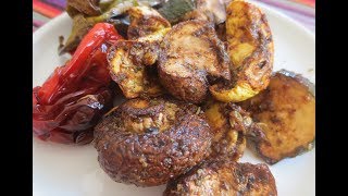 Low Fat Vegan No Oil 2 Easy Roasted Vegetable Side Dishes EASY [upl. by Navoj]