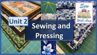 Sew with Amy  Flange Binding  Unit 2 of 4 [upl. by Norreht]