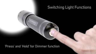 LED Lenser M7R Rechargeable LED Flashlight  Flashlightsie [upl. by Acisej925]