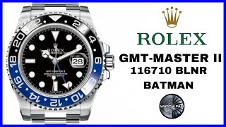 Rolex GMT MASTER 2  116710BLNR BATMAN [upl. by Mikey]