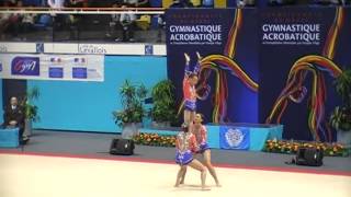 Championnat du monde de Gymnastique acrobatique 2014 Paris [upl. by Eillom310]