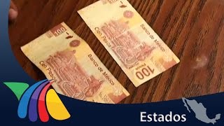 Cómo identificar billetes falsos  Noticias de Yucatán [upl. by Kinch]