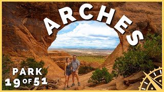 🌉🏞️ Worlds Largest Arches  Most on the Planet Arches National Park  51 Parks with the Newstates [upl. by Asikal]