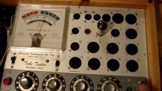 Accurate Instrument Model 257 Tube Tester Demonstration [upl. by Shargel]