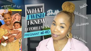 Pregnant After 40  What I Wish Someone Had Told Me [upl. by Trilbi]