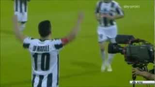 Di Natale impossible goal [upl. by Airemahs]