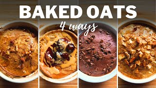 BLENDED BAKED OATS » 4 Flavours for Easy amp Healthy Breakfast  Recipes for Air Fryer or Oven [upl. by Ezarras]