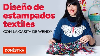 Diseño de estampados textiles  Curso online de La Casita de Wendy  Domestika [upl. by Janeta]