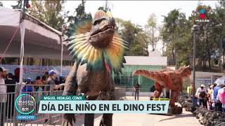 Alcaldía Miguel Hidalgo festeja el Día del Niño con el quotDino Festquot  Noticias con Francisco Zea [upl. by Federica487]