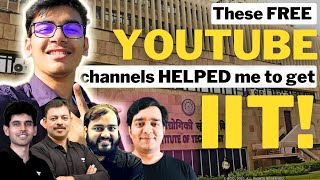 Best FREE Youtube Channels for IIT JEE 🔥✅  Clear JEE without Coaching 🎯  JEE Mains Dates Outt [upl. by Leacim]