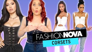 Trying CRAZY Fashion Nova Corsets [upl. by Lennahc]