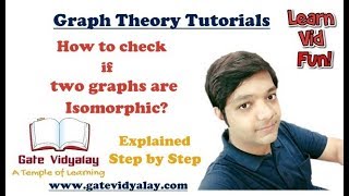 Graph Isomorphism in Graph Theory Explained step by step [upl. by Siramed]