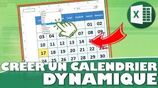 Comment créer un calendrier sur Excel [upl. by Asante]