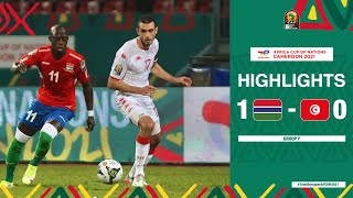 Gambia 🆚 Tunisia Highlights  TotalEnergiesAFCON2021  Group F [upl. by Ardnnek]