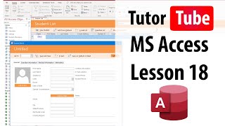 MS Access Tutorial  Lesson 18  Data Lookup [upl. by Sane]