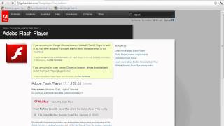 วิธีแก้ chrome เล่น flash ไม่ได้ [upl. by Eivi]