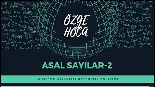 SAYILAR 11ASAL SAYILAR 2 YKS TYT MATEMATİK [upl. by Qiratla]