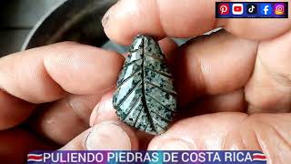 Rocas fosiles y minerales de Costa Rica hermosas piedras con forma de cabujones pulidos para vender [upl. by Eltrym]