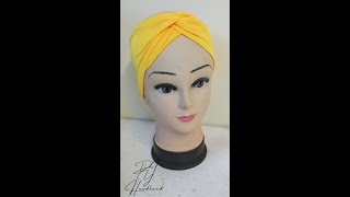 DIY Twisted Headband  Turban Cutting and Stitching  How to Sew Turban [upl. by Joelle]