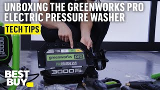 Unboxing the Greenworks Pro Electric Pressure Washer [upl. by Melisandra]