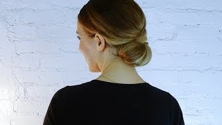 How To Do A Low Chignon [upl. by Eiduam]