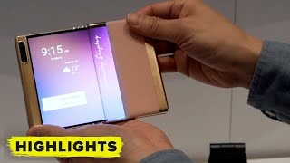 Watch Samsung reveal Foldable Concepts [upl. by Nylodam]