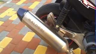 Gilera Runner 125St malossi exhaust [upl. by Hannus481]