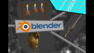 How I modelisate this 3 3D model in Blender  History Troy timelapse [upl. by Hyacinthie]