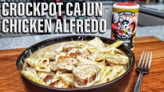 Crockpot Cajun Chicken Alfredo  Crockpot Recipes [upl. by Eyahc]