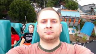 Dude keeps straight face on roller coaster ride [upl. by Atima877]