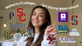 COLLEGE DECISIONS REACTIONS 2022 ivies UCs USC NYU  more [upl. by Aidin686]