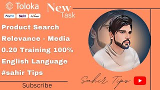 Product Search Relevance  Media 020 Training 100 English Language sahir Tips subscribe toloka [upl. by Adyl]