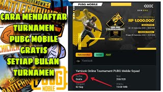 Cara Daftar Turnamen PUBG Mobile Gratis [upl. by Einaffyt821]