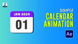 Calendar Animation  After Effects Tutorial  Animation  By Swag Art amp Craft [upl. by Eliathas]