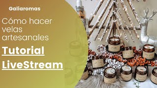 Como hacer velas aromáticas con cera de soja  Velas Aromaticas Artesanales [upl. by Ennaeerb443]