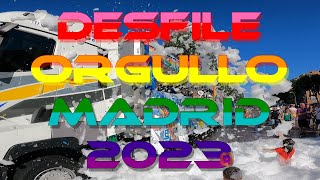 Madrid Pride Parade LGTBI  Desfile del Orgullo Madrid 2023 [upl. by Wyon]