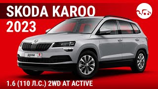 Skoda Karoq 2023 16 110 лс 2WD АT Active  видеообзор [upl. by Maddis]